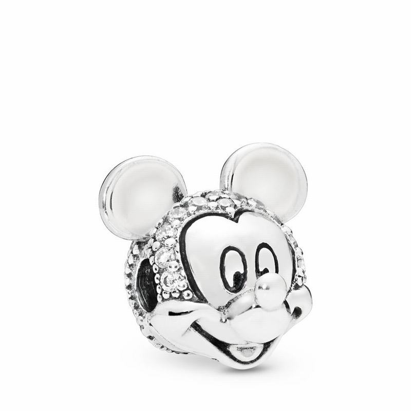 Pandora Disney Shimmering Mickey Portrait Clip Silver Egypt SH1408962